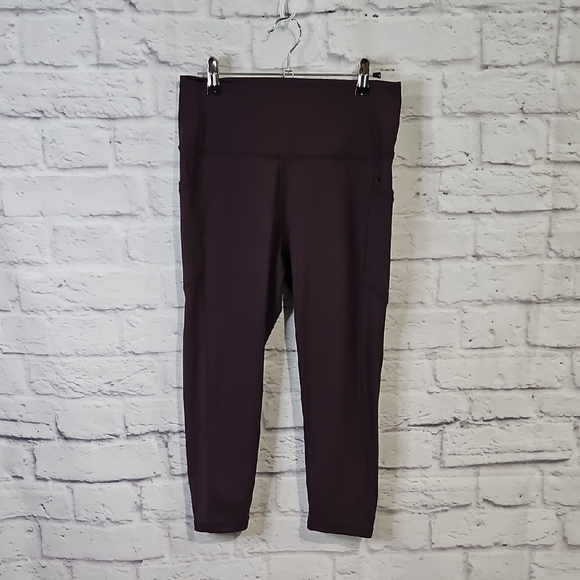 ZYIA Pants - ZYIA Women's Dark Purple Leggings